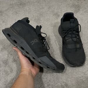 On Cloudnova Sneakers Men’s Size 13 Black Eclipse Athletic Running Shoes